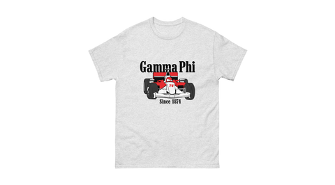 Victory Lap Unisex Tee-Gamma Phi Beta-S-gray