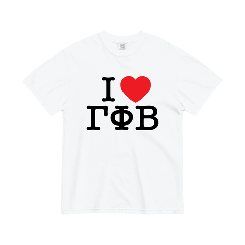 I Heart Tee-white