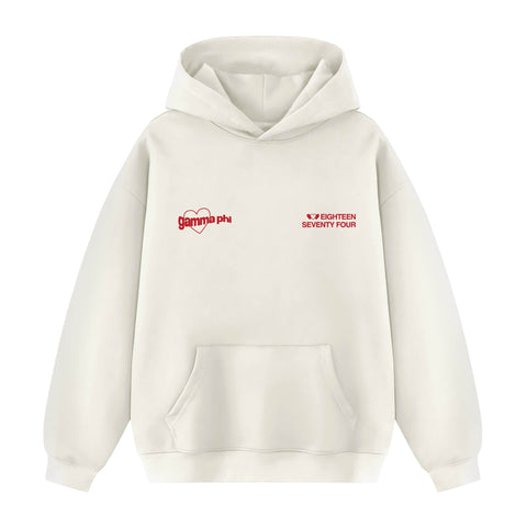 Lover Girl Cream Sorority Hoodie