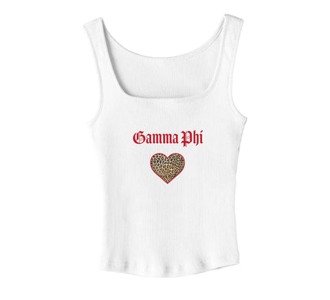 Leopard Couture Sorority Tank