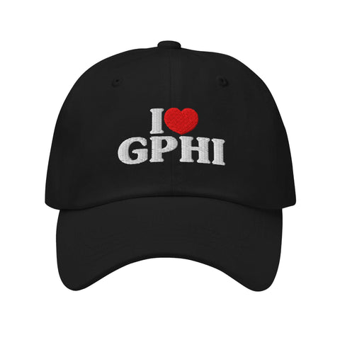 I Heart Embroidered Sorority Hat