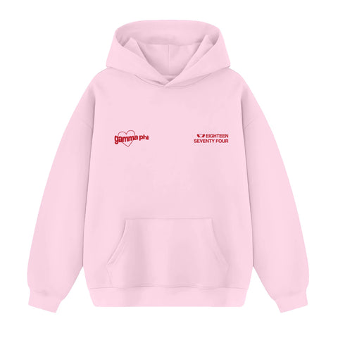 Lover Girl Pink Sorority Hoodie