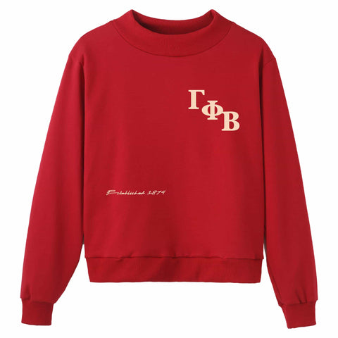 Looking up Sorority Mock Neck