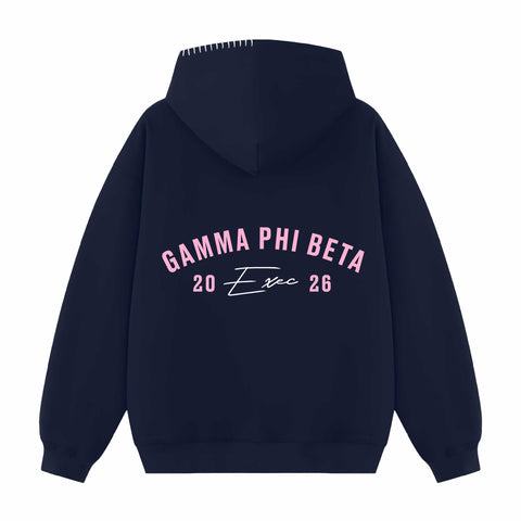 Rose Arc Exec Hood Stitch Sorority Hoodie
