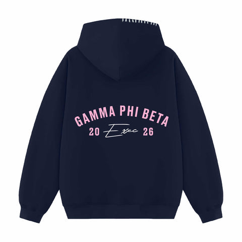 Rose Arc Exec Hood Stitch Sorority Hoodie