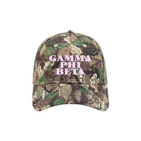 Classic Camo Embroidered Sorority Hat