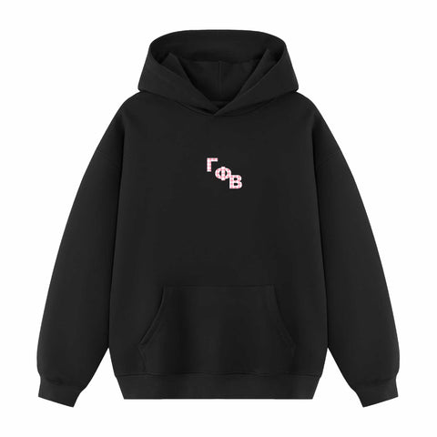 Night Picnic Embroidered Sorority Hoodie