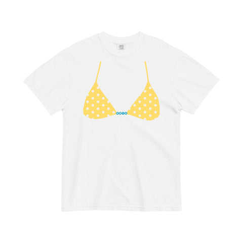 Yellow Polka Dot Bikini Big Little Unisex Tee