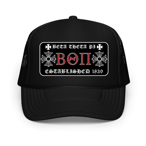 Gothic Fleur Embroidered Fraternity Cap