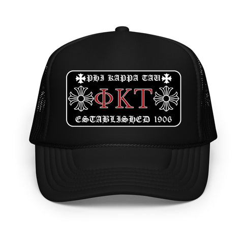 Gothic Fleur Embroidered Fraternity Cap