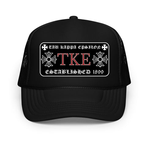 Gothic Fleur Embroidered Fraternity Cap