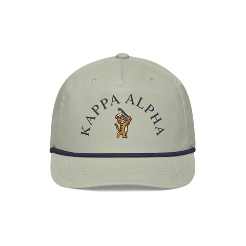 Tiger Golf Rope Hat-Kappa Alpha Order-cream, tan