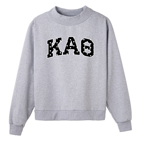 Spot On Sorority Mock Neck