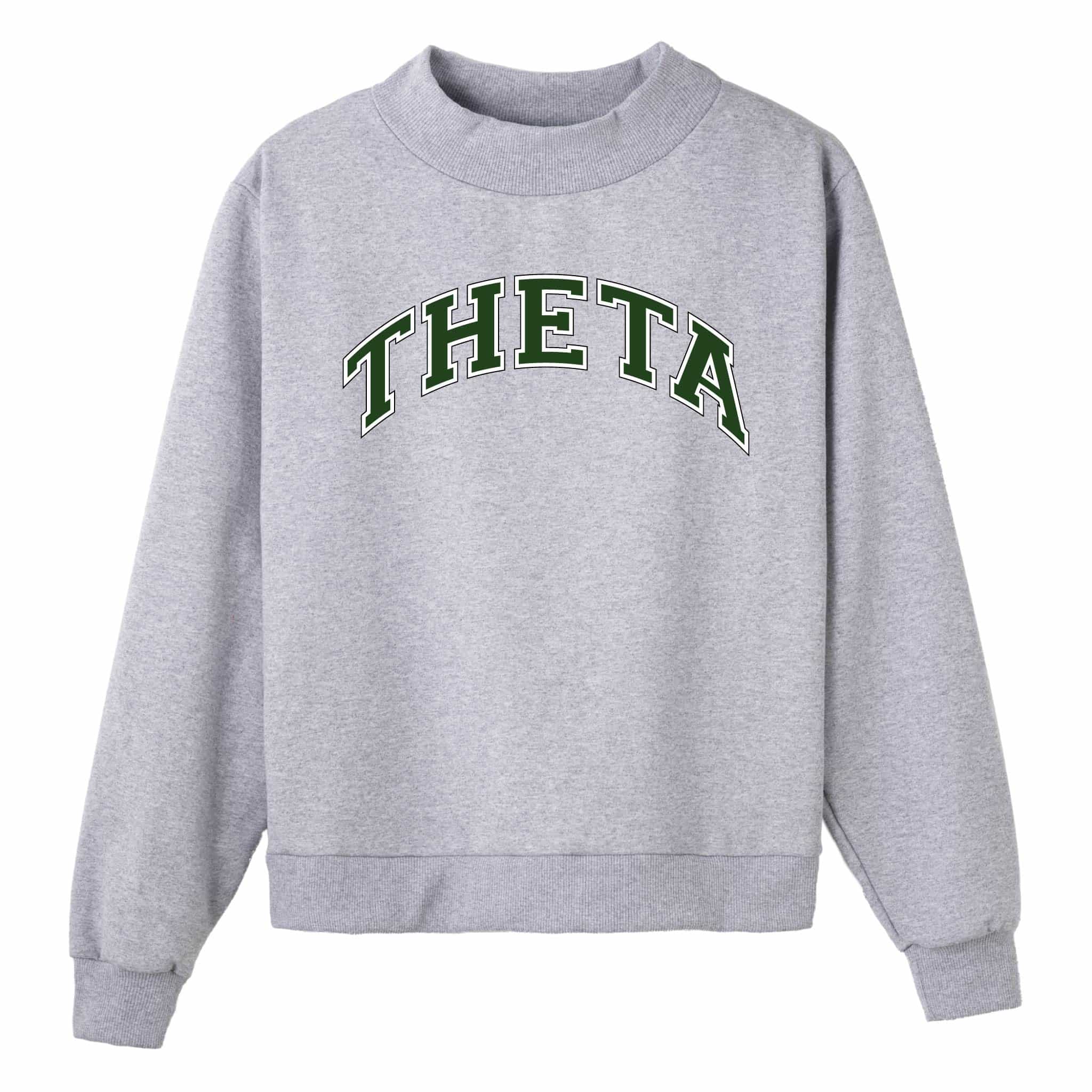 Green Campus Colors Sorority Mock Neck – The Hang Loose Hut
