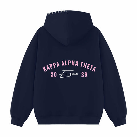 Rose Arc Exec Hood Stitch Sorority Hoodie