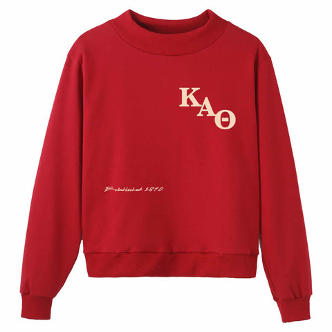 Looking up Sorority Mock Neck