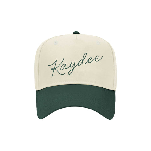 "Hand Written" Embroidered Sorority Hat
