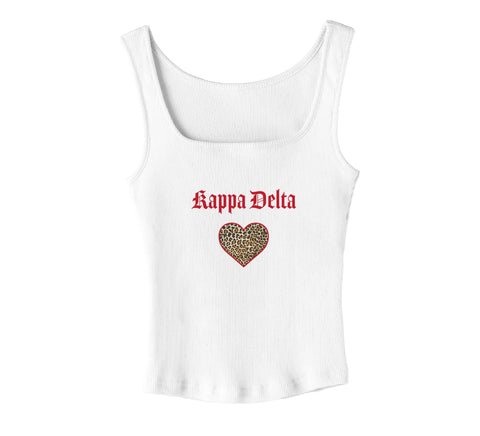 Leopard Couture Sorority Tank