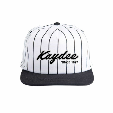 Silver and Black Embroidered Sorority Hat