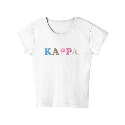 Patch Perfect Sorority Baby Tee