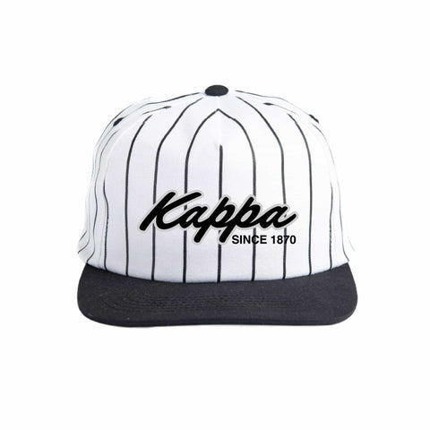 Silver and Black Embroidered Sorority Hat