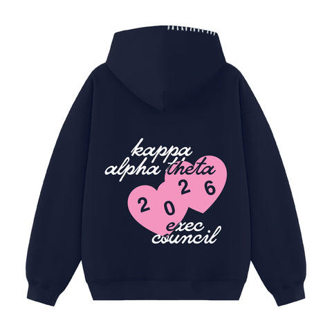 Love From Exec Hood Stitch Sorority Hoodie