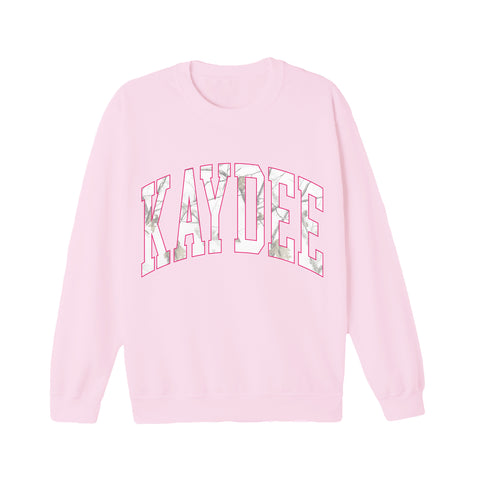 White Camo Sorority Crewneck