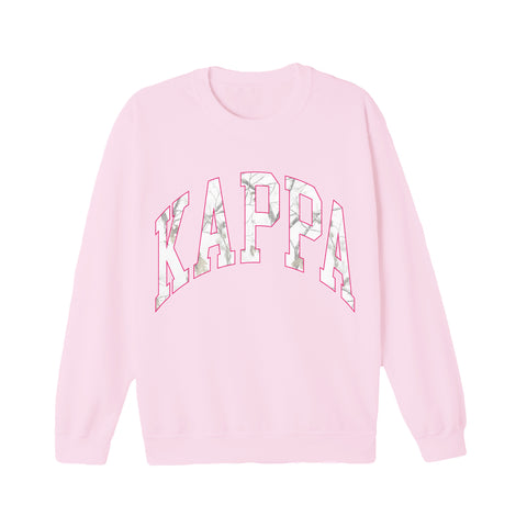 White Camo Sorority Crewneck