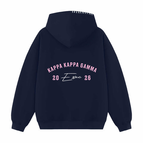 Rose Arc Exec Hood Stitch Sorority Hoodie