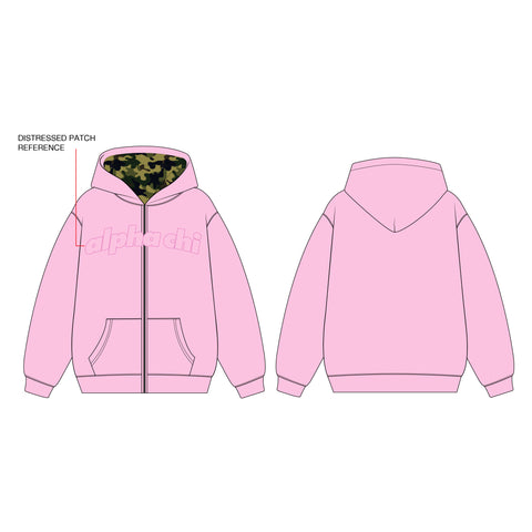 PO 17013 AXO HLH ZIP UP HOODIE