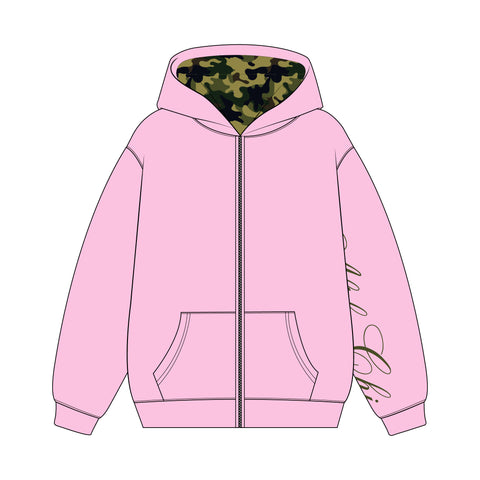 PO 17013 Alpha Chi Pink Hoodie