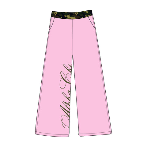 PO 17013 Alpha Chi Embroidered Light Pink Sweats