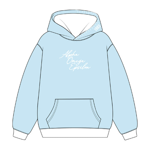 PO 17046 Alpha Omega Epsilon HLH Hoodie