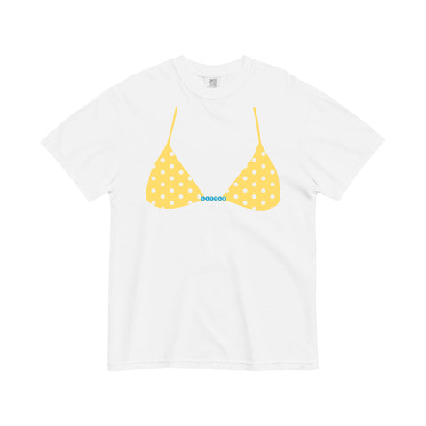 Yellow Polka Dot Bikini Big Little Unisex Tee