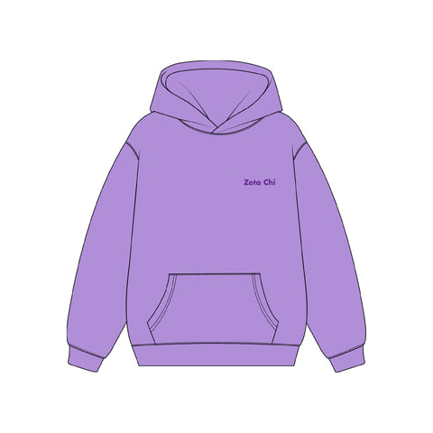 TCU Gamma Phi Beta Satin Patch Sets HLH Hoodie