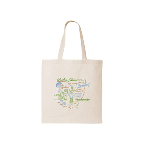PO 18745 Case Western Reserve University Delta Gamma Tote Bag
