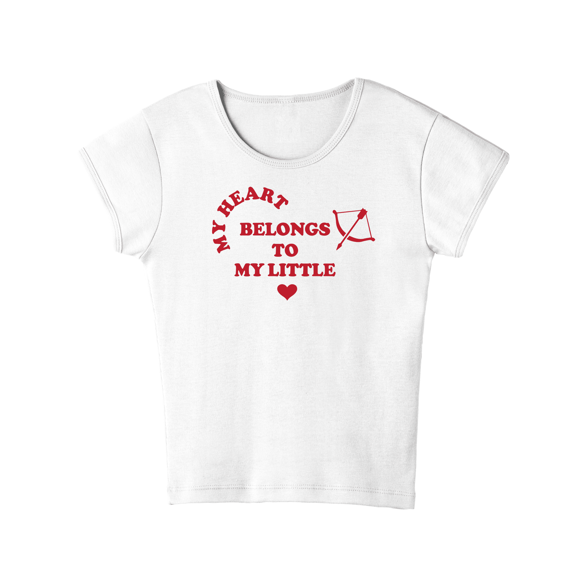 My Heart Belongs To Big Little Baby Tee – The Hang Loose Hut