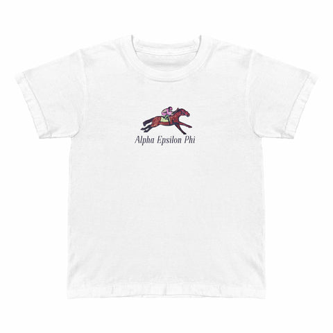 Off To The Races Sorority Baby Tee