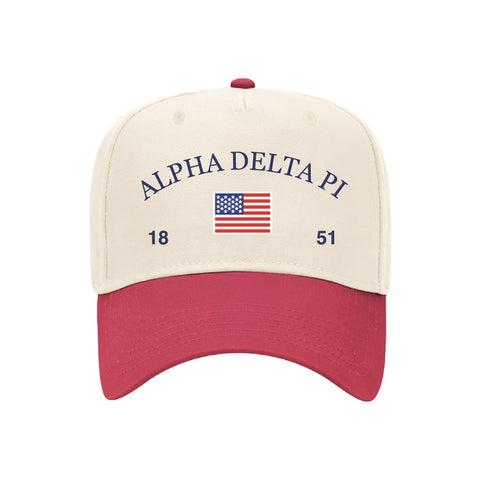 Old Glory Embroidered Sorority Hat