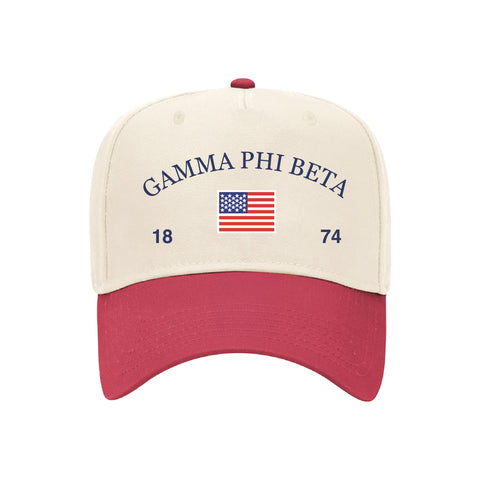 Old Glory Embroidered Sorority Hat