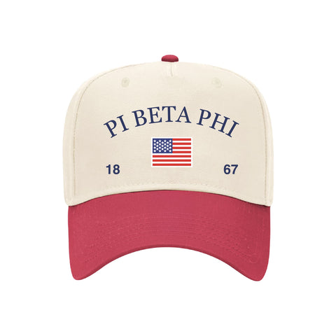 Old Glory Embroidered Sorority Hat