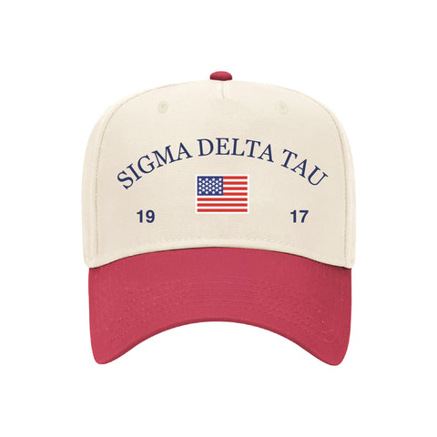 Old Glory Embroidered Sorority Hat