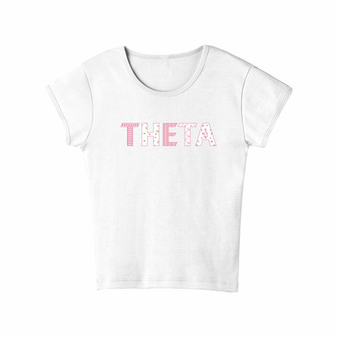Petal Patchwork Sorority Baby Tee