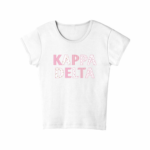 Petal Patchwork Sorority Baby Tee