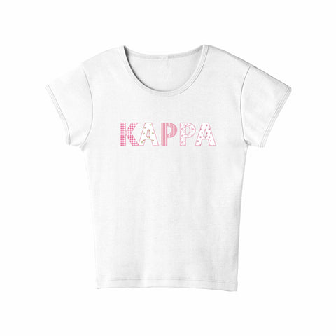 Petal Patchwork Sorority Baby Tee