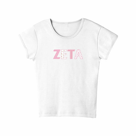 Petal Patchwork Sorority Baby Tee