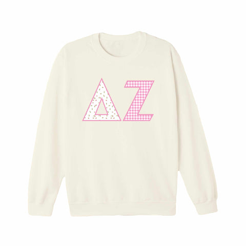 Petal Patchwork Sorority Crewneck