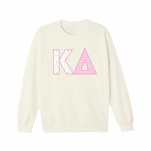 Petal Patchwork Sorority Crewneck
