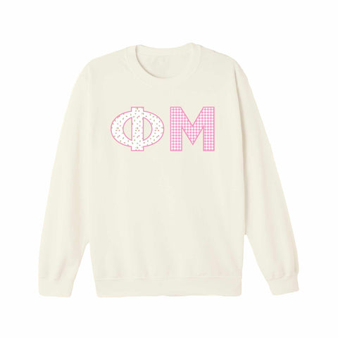 Petal Patchwork Sorority Crewneck