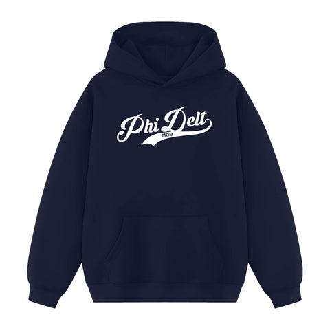 Home Run Mom Fraternity Hoodie